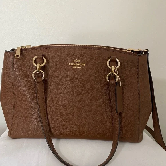Coach used 2 times good condition Vintage Coach 032 Leather Shoulder Purse / Bag Crossbody  main image 3